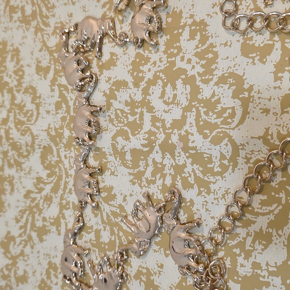 Vintage Gold Elephant Chain Belt 46" Long - Picture 7 of 9